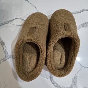 Bombas Sunday Slippers Memory Foam Indoor/Outdoor Women's 10 Brown Sherpa Cozy